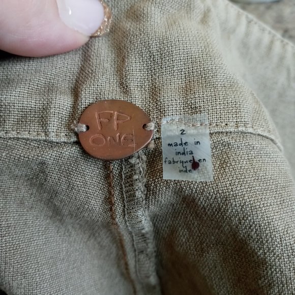 NWT FP One Free People One Penny High-Rise Shorts with Tie Belt and Pockets - Picture 11 of 16